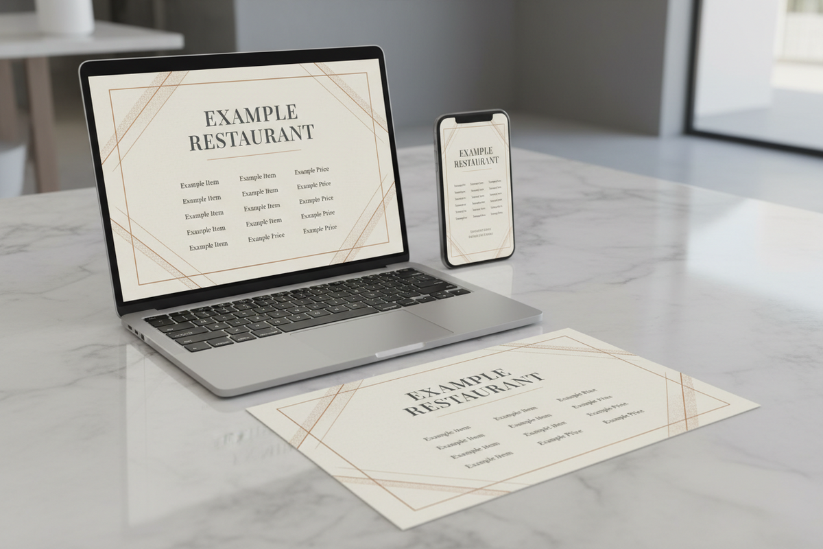 Eya Example Menu Menus – Two Fish Clothing